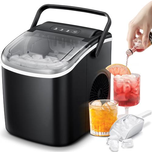 26lbs 24h countertop ice maker - countertop,