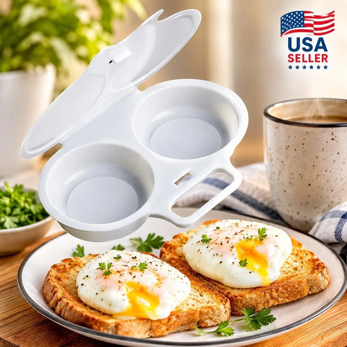 Microwave egg poacher poached - egg, poacher,poached